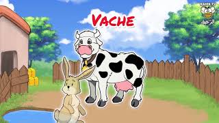 Apprendre les animaux de la ferme learn farm animals in french [upl. by Glennon]