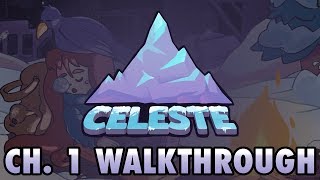 Celeste Chapter 1 All Strawberries amp BSide Unlock Tape Location  Full Gameplay Walkthrough [upl. by Odeen711]