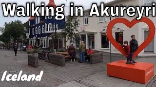 Walking in Akureyri The capital of North Iceland [upl. by Vania]