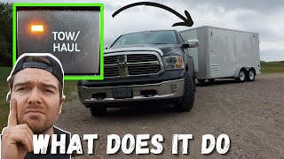 RAM 1500 TOWHAUL Button Function  What Does It ACTUALLY Do In TowHaul Mode [upl. by Ynnep975]