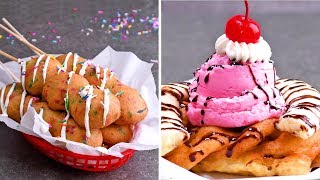 DIY Fried Dessert Ideas for a Delicious Friyay Treat  So Yummy [upl. by Nedyaj]