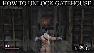 Sekiro  How to Unlock Gatehouse Door in Ashina Reservoir [upl. by Aibos]