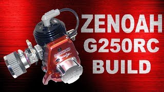 SLIDESHOW Engine Build Zenoah G230RC to G250RC Custom RC GoPed Engine [upl. by Clevie331]