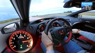 2016 Civic Type R 310hp  0270 kmh acceleration 60FPS [upl. by Mcgraw385]