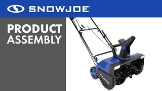 SJ627E  Snow Joe Electric Snow Thrower  Assembly Video [upl. by Karyl864]