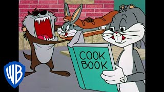 Looney Tunes  Tazs Cooking Menu  Classic Cartoon  WB Kids [upl. by Atteloc940]