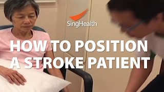 How To Position A Stroke Patient [upl. by Ellwood]