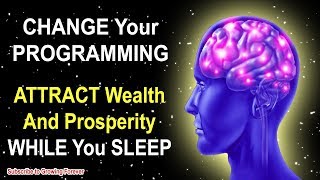 ABUNDANCE Affirmations while you SLEEP Program Your Mind Power for WEALTH amp PROSPERITY [upl. by Laeahcim]