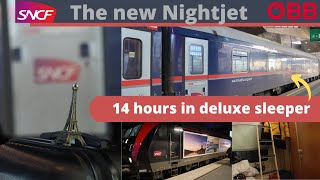 Nightjet Paris to Vienna  14 h in a double deluxe sleeper  ÖBB  SNCF night train NJ 468 NJ 469 [upl. by Padraig905]