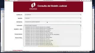 Tutorial  Consultar publicación de acuerdos Estado de México  Legal Web [upl. by Alguire]