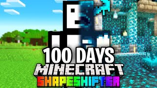 I Survived 100 Days as a SHAPESHIFTER in Hardcore Minecraft Minecraft Hardcore 100 Days [upl. by Offen524]