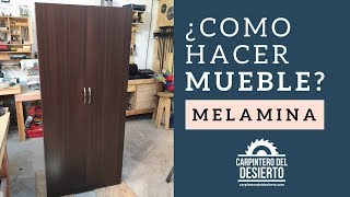 Como hacer un mueble de melamina [upl. by Nosirb]