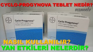 CycloProgynova Tablet NedirCycloProgynovanın Yan Etkileri NedirCycloProgynova Nasıl kullanılır [upl. by Epillihp]