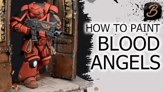 HOW TO PAINT BLOOD ANGELS A StepByStep Guide [upl. by Mimi16]