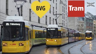 Straßenbahn Berlin  Tram  BVG  March 2020 [upl. by Gwenore]