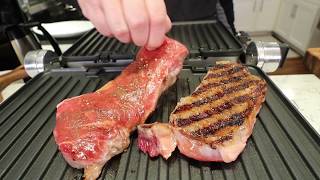 Simple Steak Recipe Electric Grill [upl. by Agnizn32]