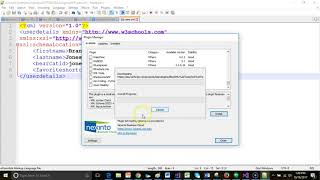 Validate XML with XSD in Notepad [upl. by Abelard48]