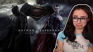 A lot of CRYING to Batman v Superman Dawn of Justice 2016 Ultimate Edition REACTION [upl. by Anekahs]