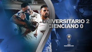 UNIVERSITARIO vs CIENCIANO  HIGHLIGHTS  CONMEBOL SUDAMERICANA 2023 [upl. by Anselmi]