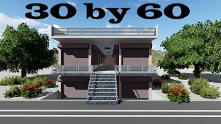 30 by 60 house design  30 by 60 ka naksha  30 by 60 house plan [upl. by Amandie]