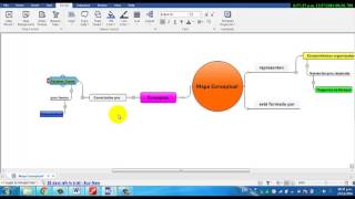 Video cómo elaborar mapa conceptual con Mindjet MindManager [upl. by Pish]