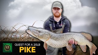 Pike Fishing  Quest for a 20lb Pike [upl. by Aney703]