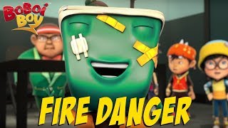 BoBoiBoy English S3EP16  Fire Danger [upl. by Yesac714]