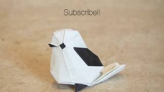 Origami little bird by Katsuta Kyohei [upl. by Ycam]