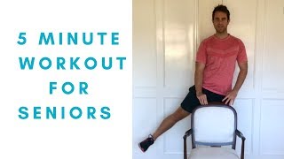 Easy Chair Exercises for Seniors [upl. by Adhern572]