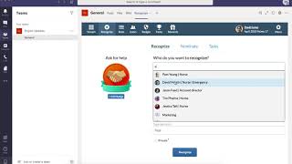 Employee Recognition and Rewards in Microsoft Teams [upl. by Barcot]