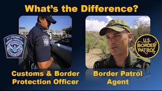 Differences CBP Officers vs Border Patrol Agents [upl. by Aibonez780]