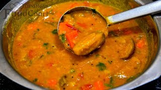 Sambar Recipe South Indian Sambar Brinjal Drumstick Sambar [upl. by Maribelle]