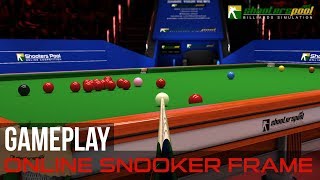 Online Snooker frame gameplay  ShootersPool Billiards Simulation [upl. by Eirrok]