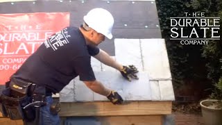 How to Install a New Slate Roof by The Durable Slate Company  Slate Roofing Contractors [upl. by Waller235]