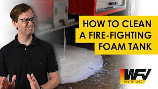 How to clean PFAS AFFF from a firefighting foam tank [upl. by Burton]