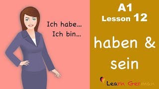 Learn German for beginners A1  Verb Conjugation Part 1  Lesson 12 [upl. by Ly314]