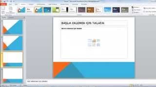 Microsoft Office  PowerPoint Kullanımı Slayt nasıl yapılır Basit Sunum Hazırlama [upl. by Letreece83]