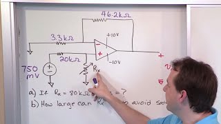 02  NonInverting OpAmp Amplifier Problems Part 1 [upl. by Milly]