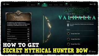 How to Get Powerful Secret Mythical Hunter Bow in Assassins Creed Valhalla [upl. by Narib]