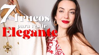 7 TIPS PARA VESTIR ELEGANTE EN CUALQUIER OCASIÓN 2020 🌹 Moda Susana Arcocha [upl. by Avihs]