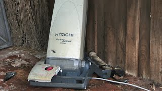 Smashing a Vintage Hitachi CV770DP Upright Vacuum Cleaner [upl. by Torrlow924]