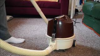 Vintage 1981 Hitachi CV160 Cylinder Vacuum Cleaner [upl. by Eelrac]