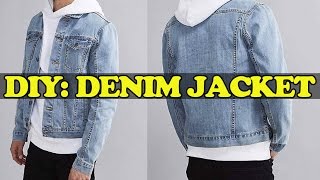 DIY Denim Jacket from Scratch [upl. by Gardia]