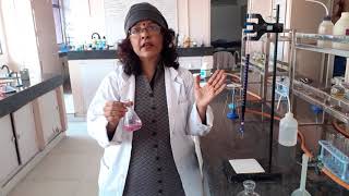 KMnO4 Vs Oxalic acid Titration class 12 by Seema Makhijani Chemistry Practicals PROCEDURE [upl. by Kiraa411]