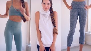 YOGAWORKOUT CLOTHING HAUL TRY ON [upl. by Galasyn]