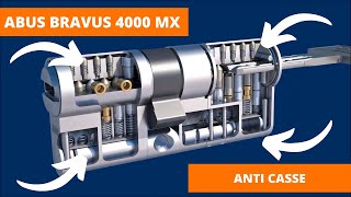 Barillet de porte Abus Bravus 4000 MX  Anti casse [upl. by Hewitt]