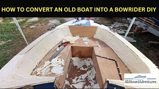 Boat conversion into Bowrider [upl. by Mudenihc]