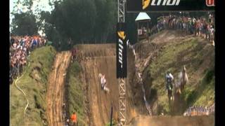 Big crash pour Reed AMA Motocross Spring Creek 2011 [upl. by Filippa639]