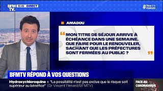 Comment faire pour renouveler mon titre de séjour  BFMTV répond à vos questions [upl. by Budd]