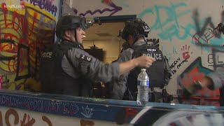 Inside look at Seattles East Precinct after police dismantle CHOP zone [upl. by Charlet18]